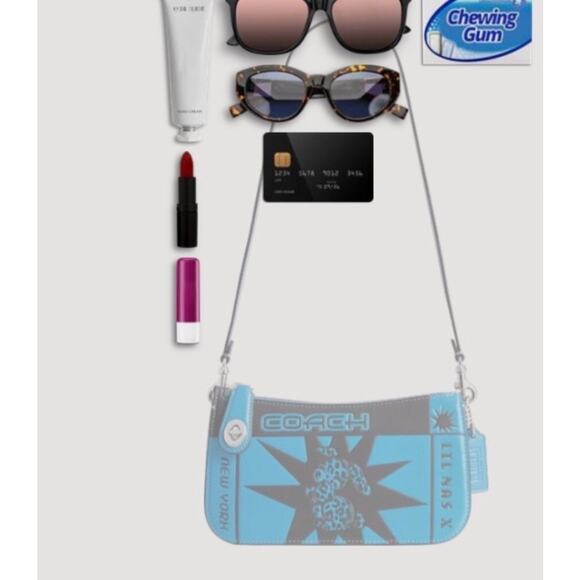 COACH NWT LIL NAS X DROP PENN SHOULDER BAG NWT - Picture 6 of 7